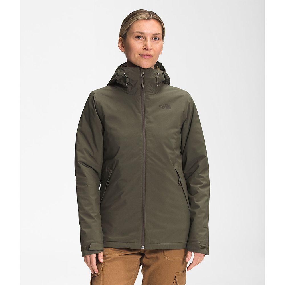 The North Face Rain Jacket Womens Australia - The North Face Carto Triclimate® Green / Olive Green (